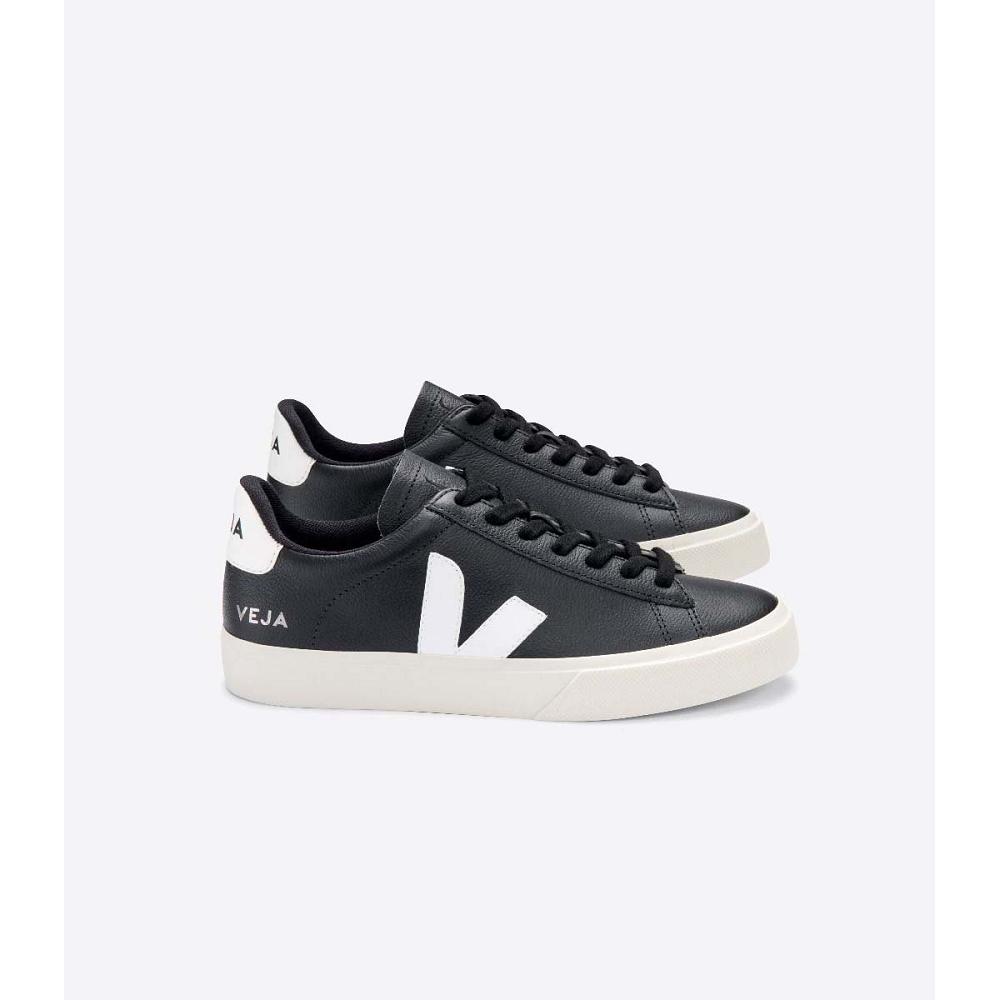 Veja CAMPO CHROMEFREE Low Tops Sneakers Herre Black/White | NO 294TCE